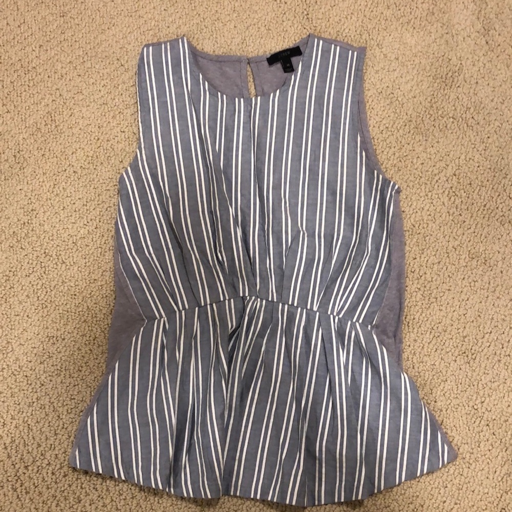 Pinstripe tank top from Jcrew